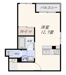 CoConBLD quatorze(ココンビル キャトールズ)【3階】の間取り
