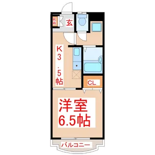 スカイヒルズM【2階】の間取り