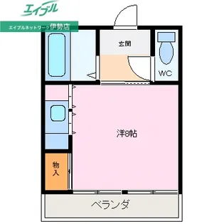 大海マンション【1階】の間取り