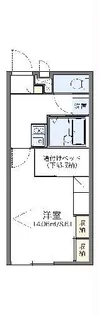 レオパレス菊【1階】の間取り