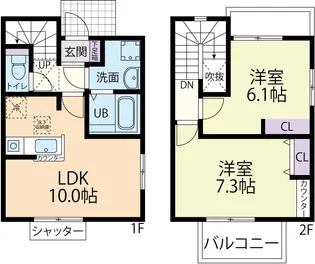 FAMILIA (ファミリア) Aの間取り