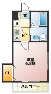 フォレスト福新【1階】の間取り