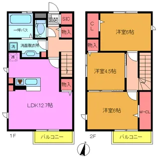 メゾン・ヴィオレットの間取り
