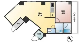 元代々木桜苑マンション【3階】の間取り