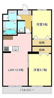 Canaan【3階】の間取り