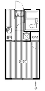 チェリーハイム【1階】の間取り