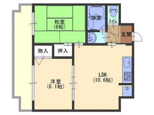 ラベリテ21【2階】の間取り