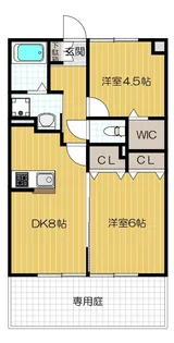 メープル【2階】の間取り
