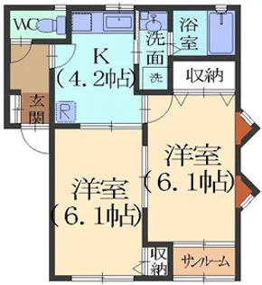 アントレ【1階】の間取り