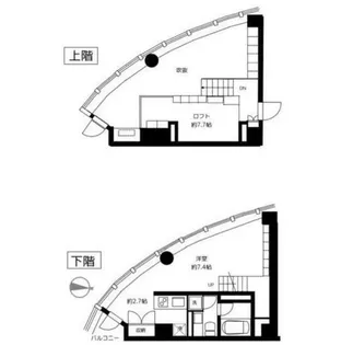 FLAMP【8階】の間取り