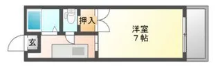 ツインズ土田B【2階】の間取り