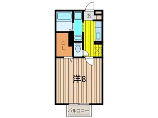 レジデンツ藤【1階】の間取り