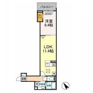 エクセリア徳丸I【1階】の間取り