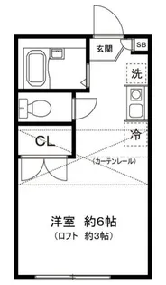 カーサ横浜青葉【1階】の間取り