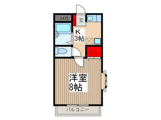 CASA MIRA【1階】の間取り