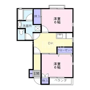 Life館ボナールA【1階】の間取り
