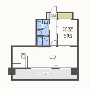 平岸2-10ビル【8階】の間取り