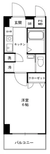 グロブナーハウス八王子【4階】の間取り