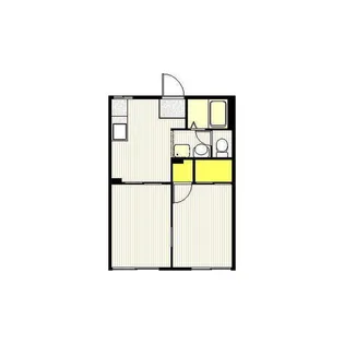 ソレイユ上野川B【1階】の間取り