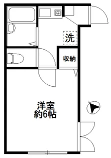 メゾン飛鳥【1階】の間取り