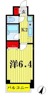 エクセルシオール押上【4階】の間取り