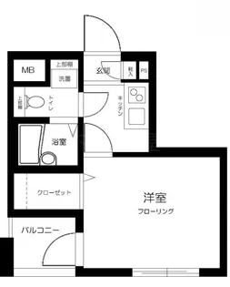 ガラシティ京橋【2階】の間取り