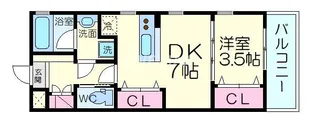 アーバネックス東山三条【4階】の間取り