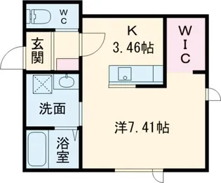 Sky Hills【1階】の間取り