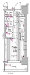 ガーラ・グランディ川崎榎町【5階】の間取り