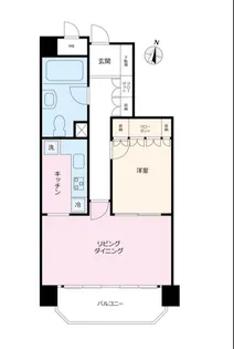 朝日目黒マンション【5階】の間取り