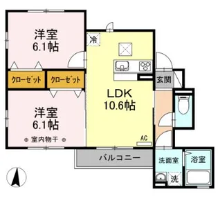 ラマージュVI【1階】の間取り