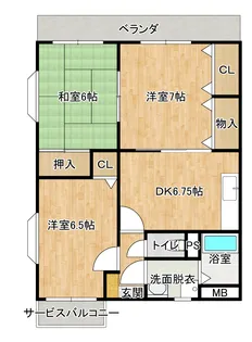 ステラマリス【2階】の間取り