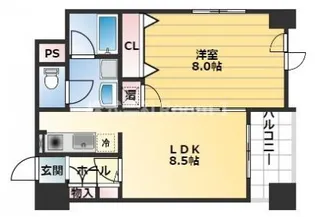 アーサ・メージャ【5階】の間取り