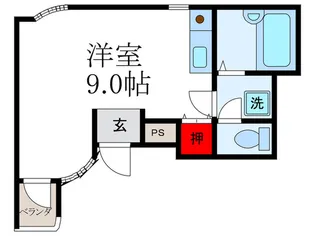 カルム香川の間取り