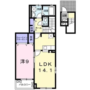 グランド・ヒルズ【2階】の間取り