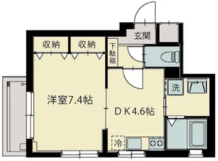 志幸56 OLIVE【4階】の間取り