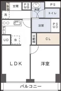 小島第2スカイハイツ【11階】の間取り