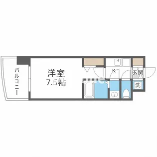 セレニテ日本橋プリエ【4階】の間取り