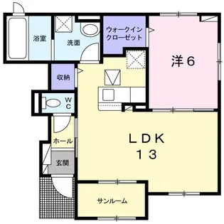 サンフォニー【1階】の間取り