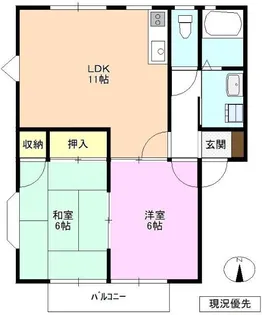ウィンディア村田【2階】の間取り