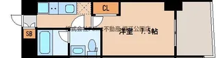 N°77NANBA【10階】の間取り