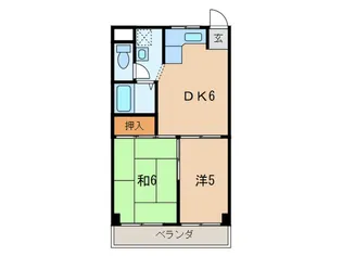 アートプラザ南清水【3階】の間取り