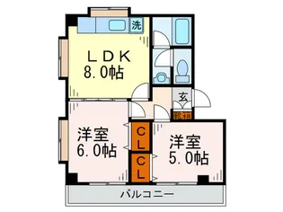 エンゼルハイム【1階】の間取り
