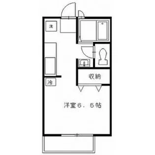 リバティA【2階】の間取り