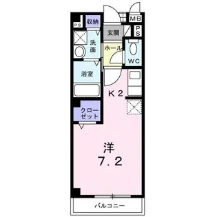 サンライズ栄和【1階】の間取り