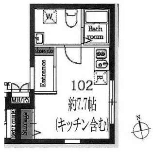 アリュール押上【1階】の間取り
