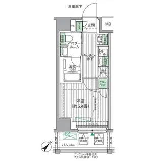 BPRレジデンス青砥【8階】の間取り