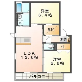 ベルフォーレ A【2階】の間取り
