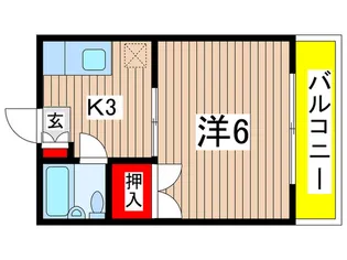関本マンション【3階】の間取り