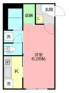 ガラージュ湘南【1階】の間取り